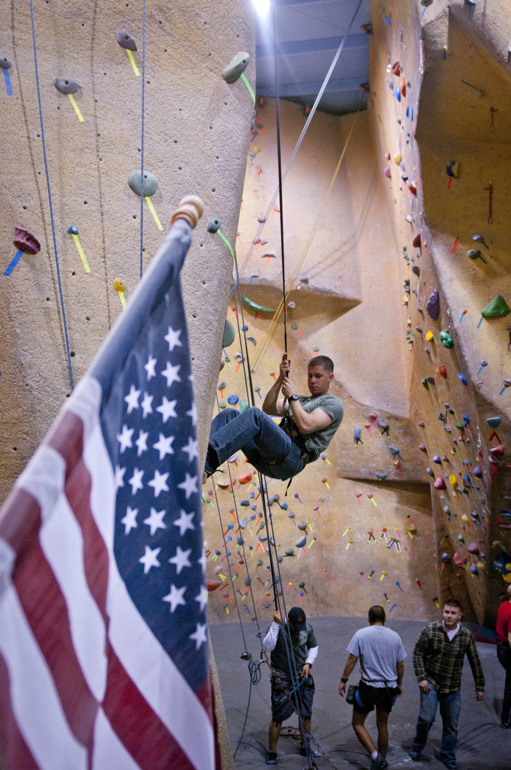Warrior Adventure Quest introduces rock climbing as a resiliency tool for soldiers