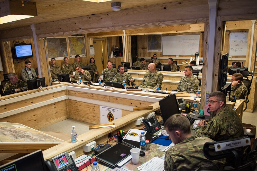 United States Army chief of staff visits with soldiers in Afghanistan