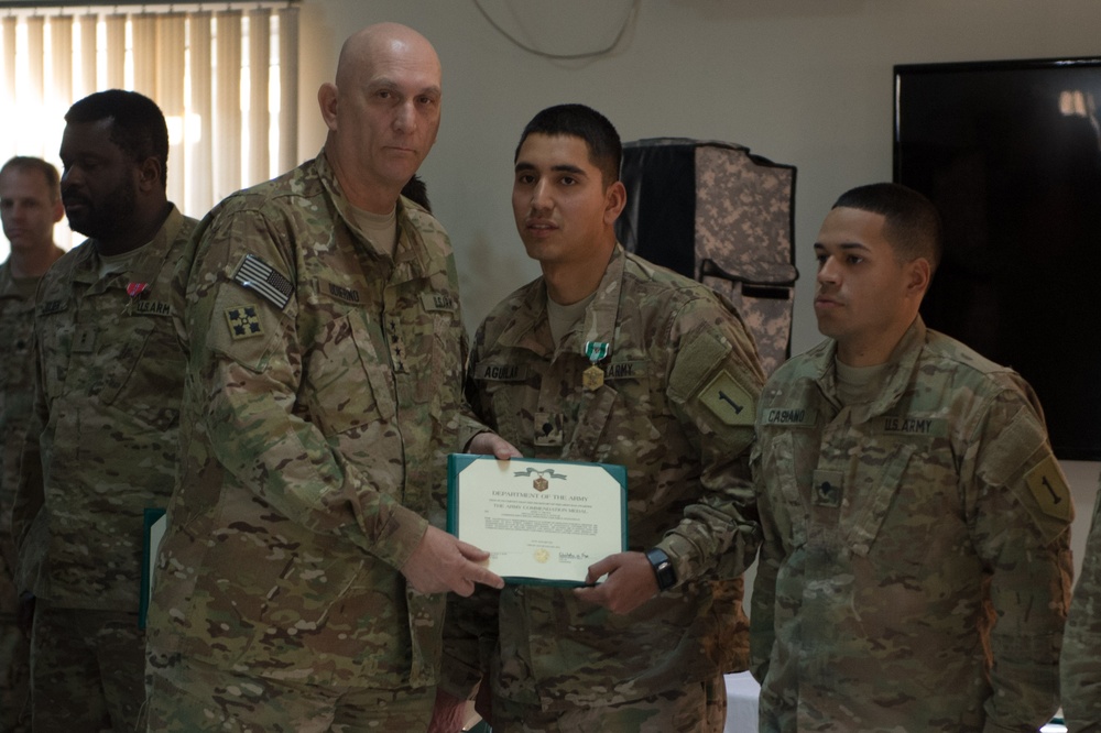 United States Army chief of staff visits with soldiers in Afghanistan