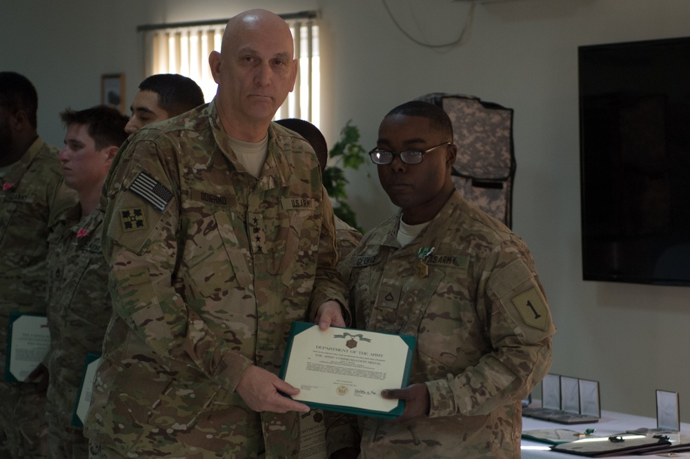 United States Army chief of staff visits with soldiers in Afghanistan