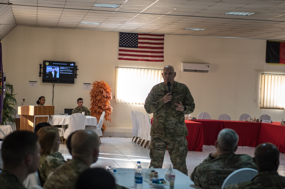 United States Army chief of staff visits with soldiers in Afghanistan