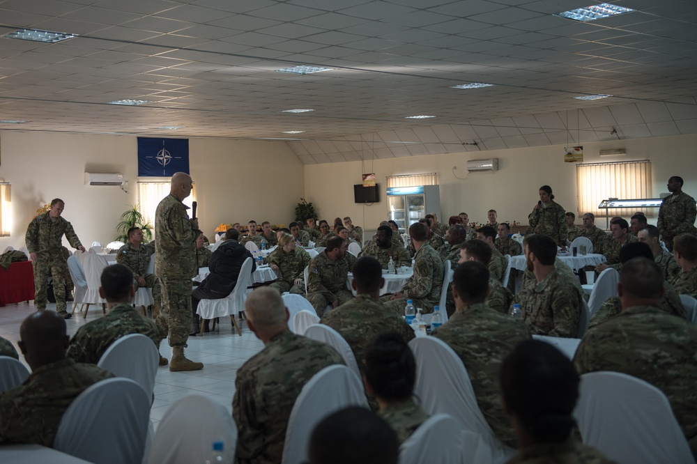 United States Army chief of staff visits with soldiers in Afghanistan