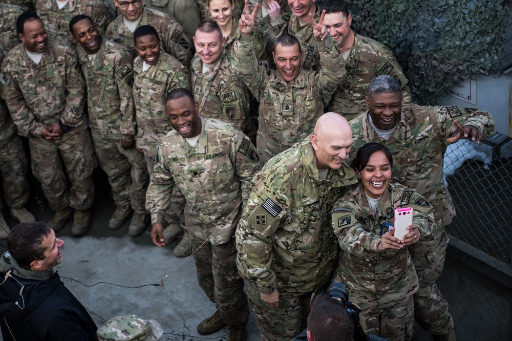 United States Army chief of staff visits with soldiers in Afghanistan