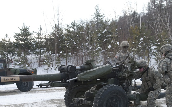Artillery training
