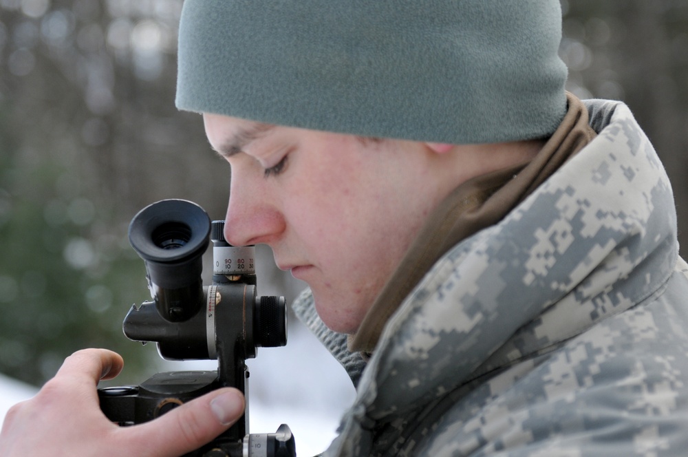 Laying in a gun line