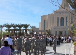 Arizona Army National Guard Chaplain Corps tours LDS Temple