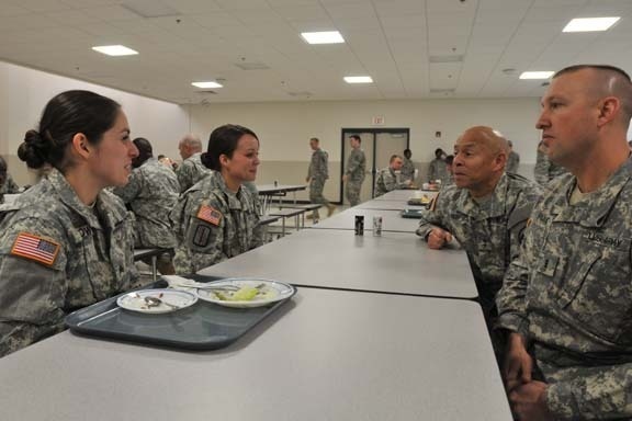 Maj. Gen. Visot visits 451st Sustainment Command (Expeditionary)
