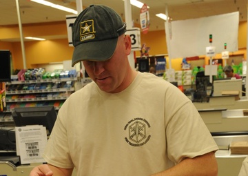 85th Civil Affairs Brigade Family Readiness Group grocery bagging fundraiser