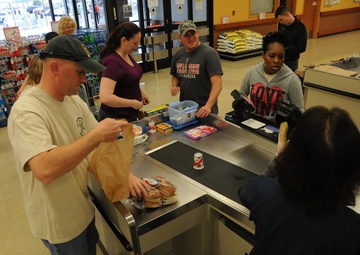85th Civil Affairs Brigade Family Readiness Group grocery bagging fundraiser