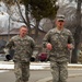 Best Warrior competitors run two miles during APFT