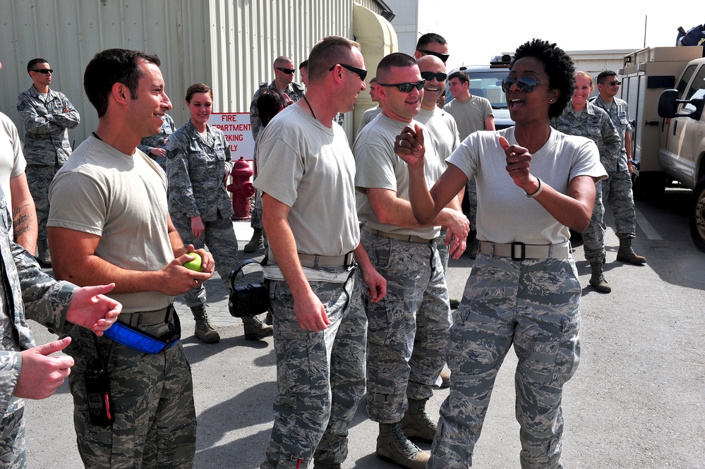 AFCENT band boosts deployed service members morale, strengthens international ties