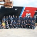 Sea cadets learn about firefighting aboard Coast Guard cutters