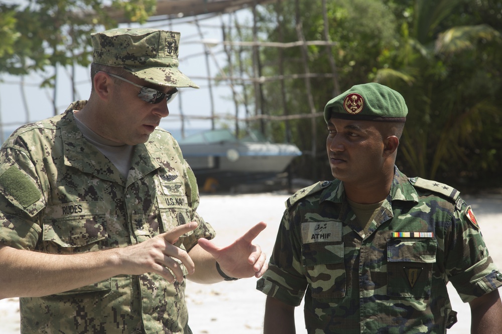 PACOM Command Master Chief and MARFORPAC Sgt. Maj. Visit to Maldives
