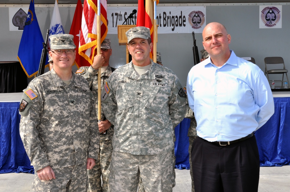 17th Sustainment Brigade welcomes new commander