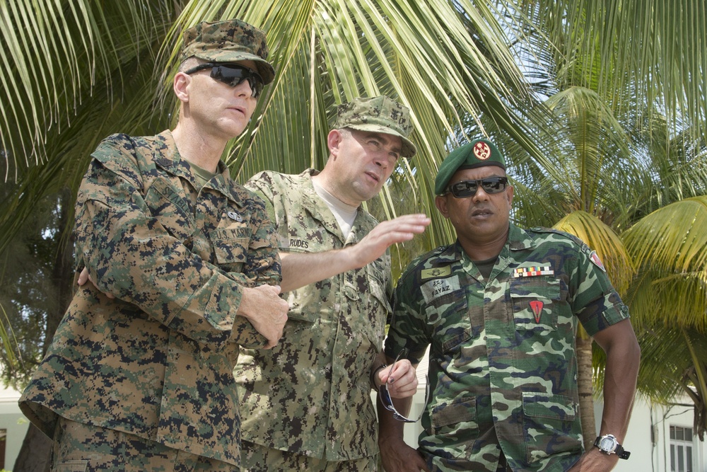 PACOM Command Master Chief and MARFORPAC Sgt. Maj. Visit to Maldives