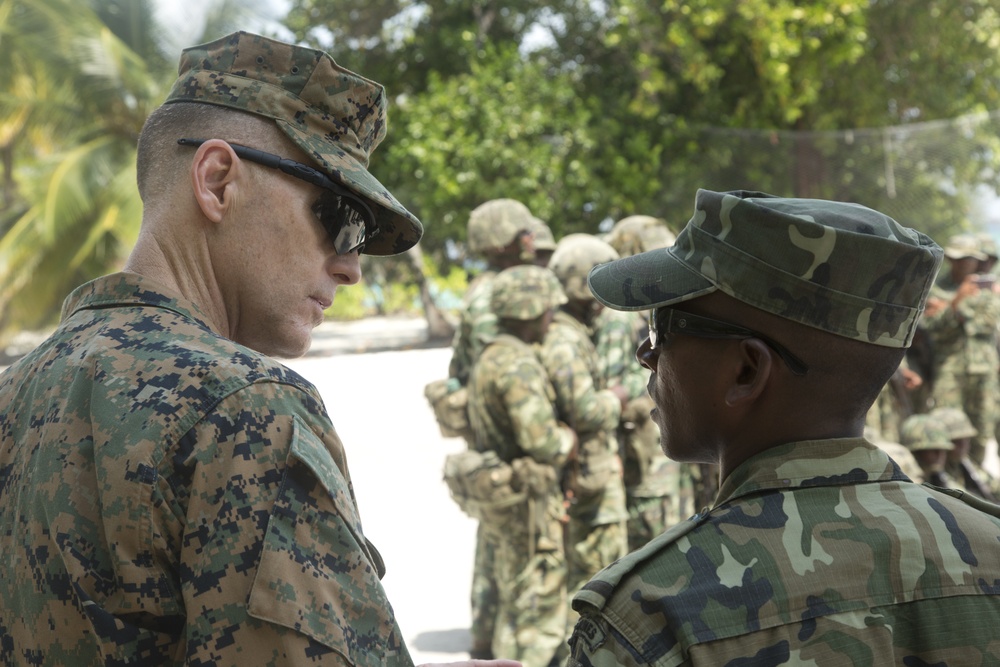 PACOM Command Master Chief and MARFORPAC Sgt. Maj. Visit to Maldives