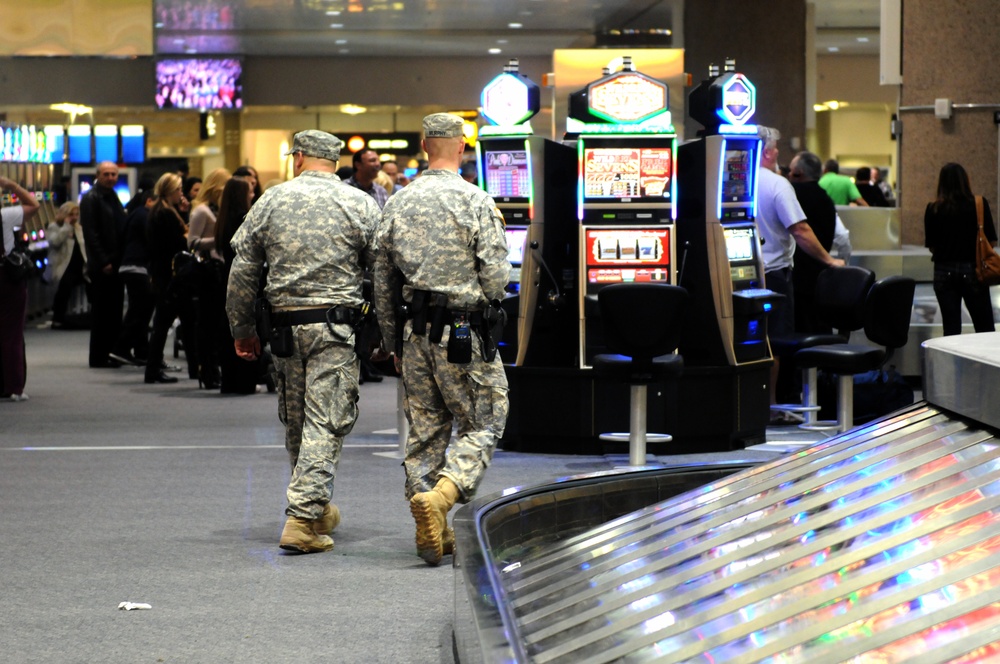 Nevada Guard helps ring in the new year in Vegas