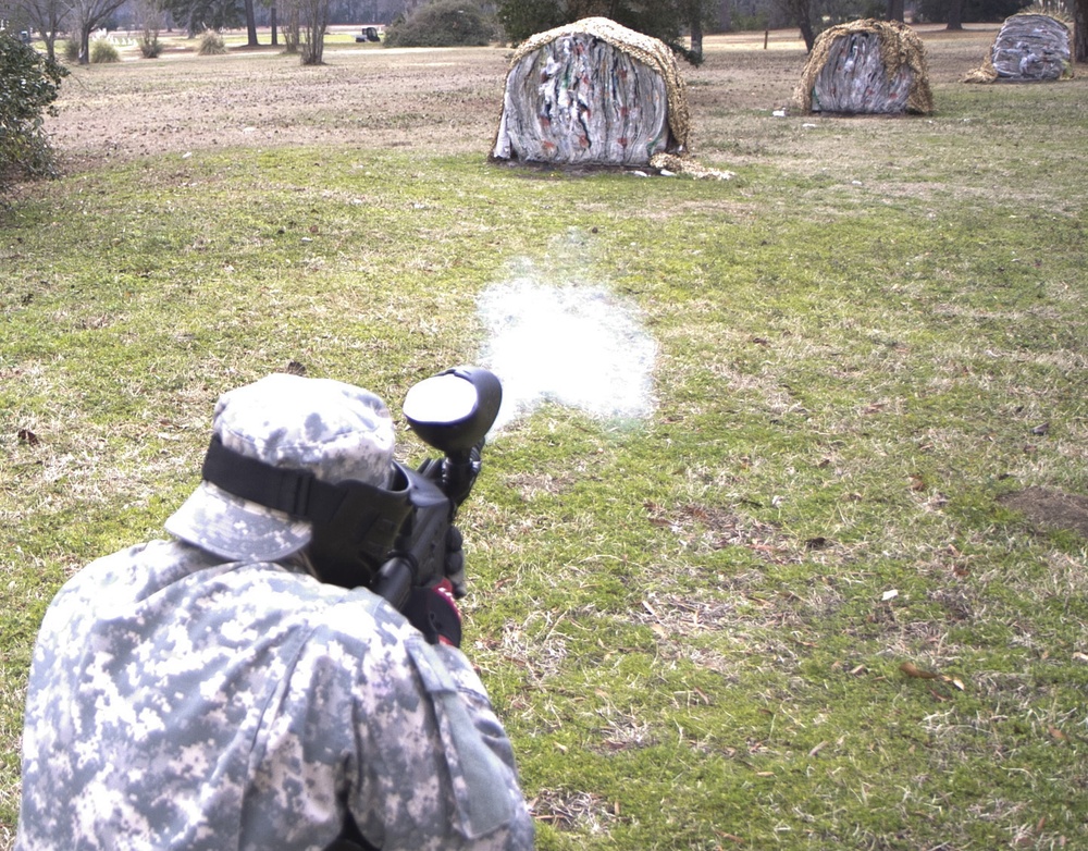 Paintball enhances realism in Army Reserve unit’s training
