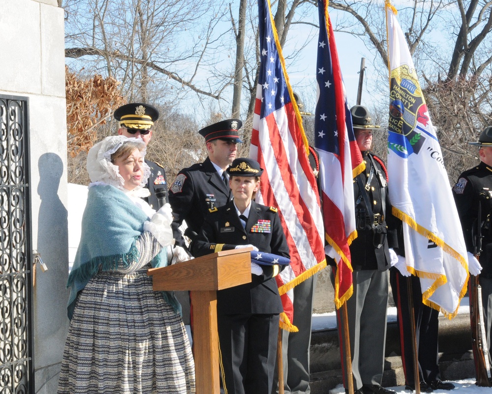 W.H. Harrison Presidential Wreath Laying Ceremony 2014