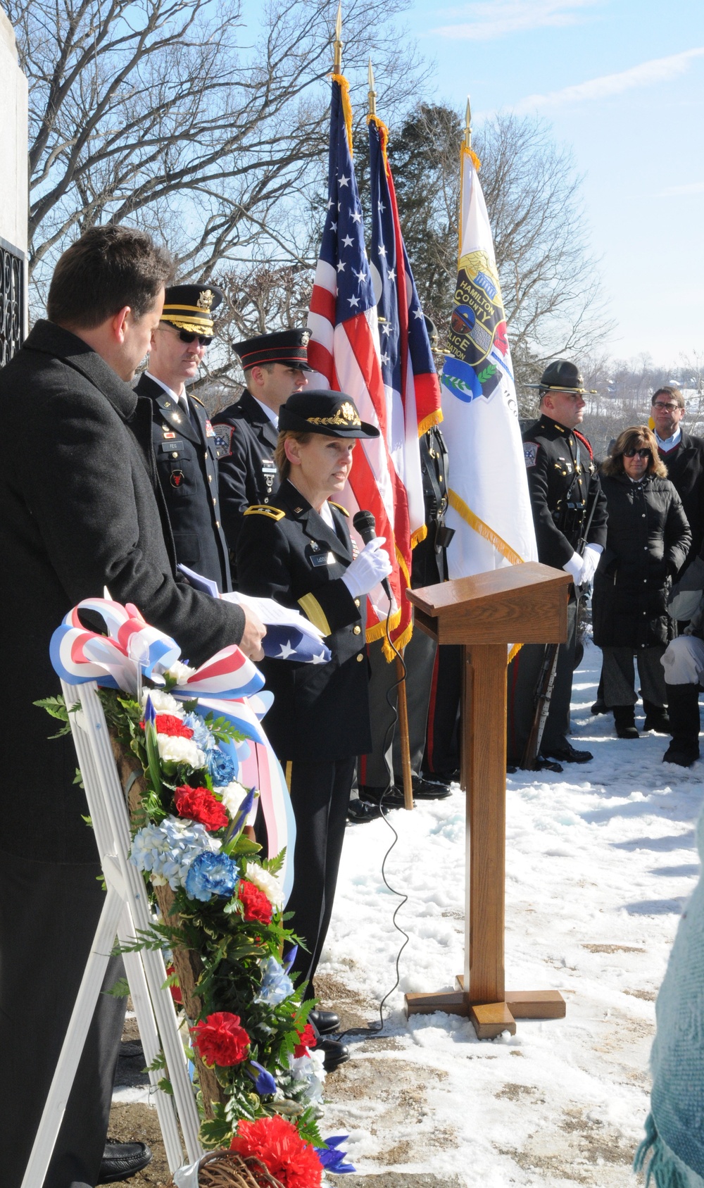 W.H. Harrison Presidential Wreath Laying Ceremony 2014