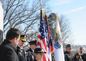 W.H. Harrison Presidential Wreath Laying Ceremony 2014