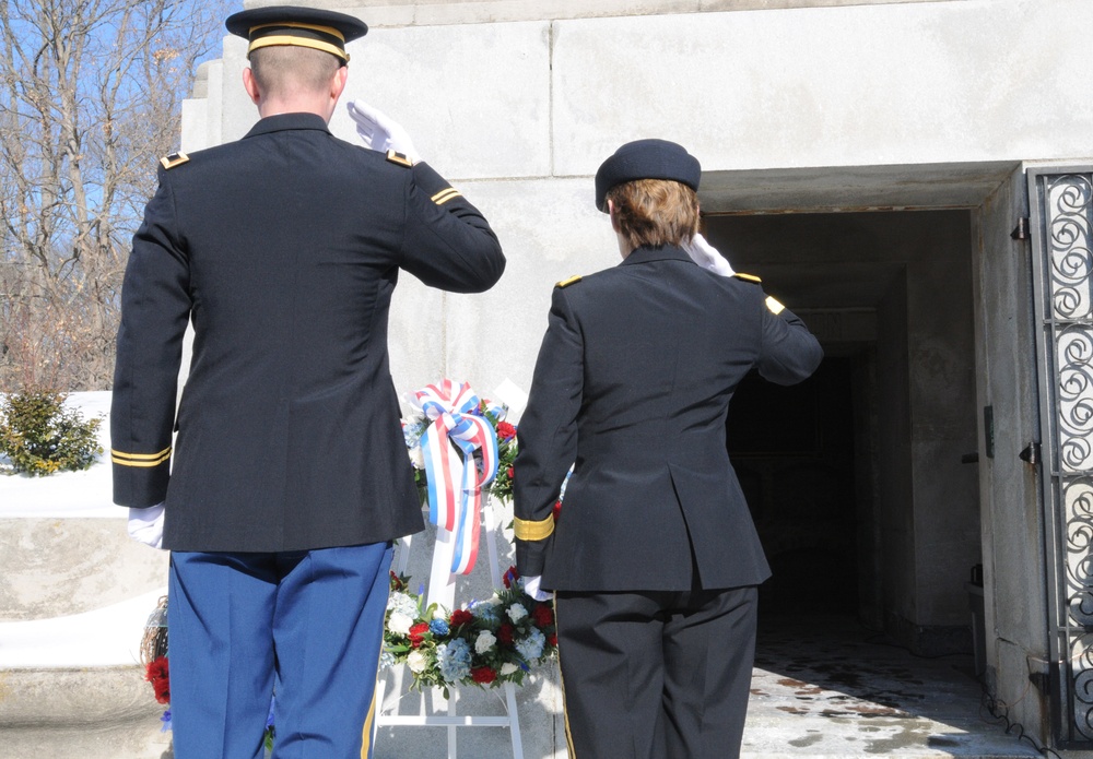 W.H. Harrison Presidential Wreath Laying Ceremony 2014