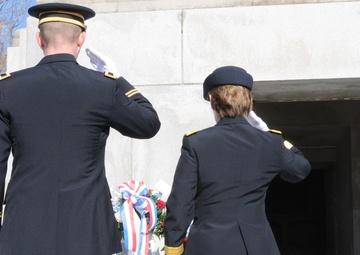 W.H. Harrison Presidential Wreath Laying Ceremony 2014