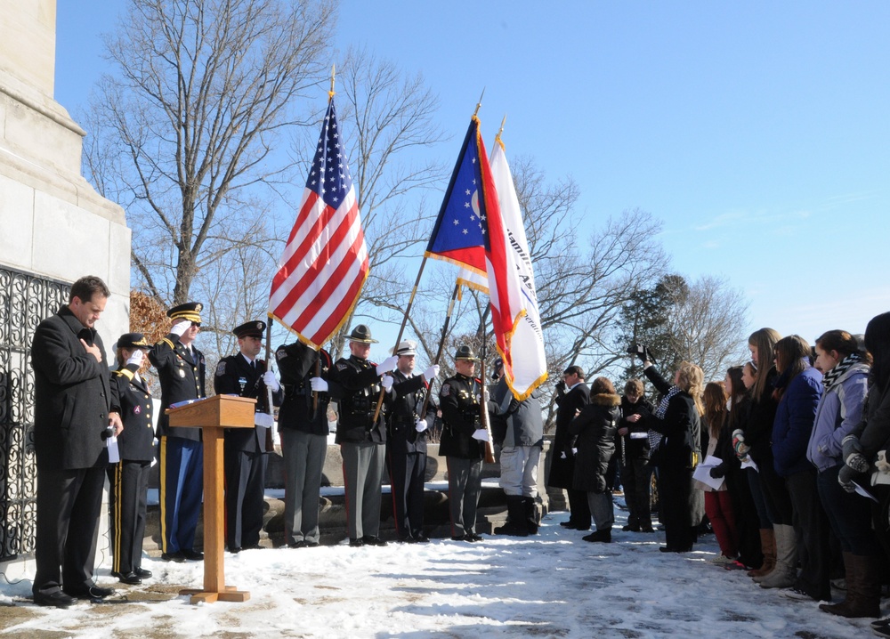 W.H. Harrison Presidential Wreath Laying Ceremony 2014