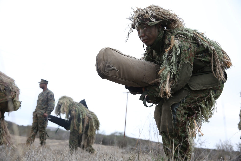 Division Schools, JGSDF begin stalking exercises