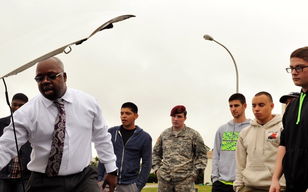 New military members learn the opposite side of the road