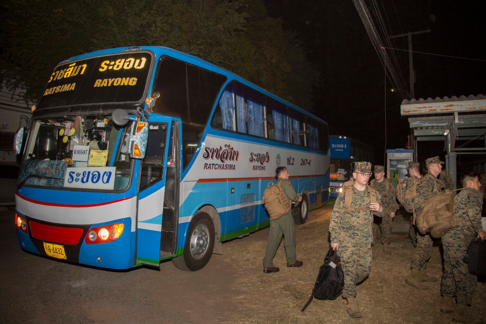 Marines arrive in Thailand for Exercise Cobra Gold 2014