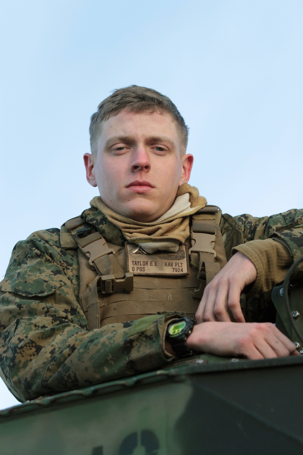 Brockton native, U.S. Marine leads amphibious assault vehicle crew during weeklong exercise
