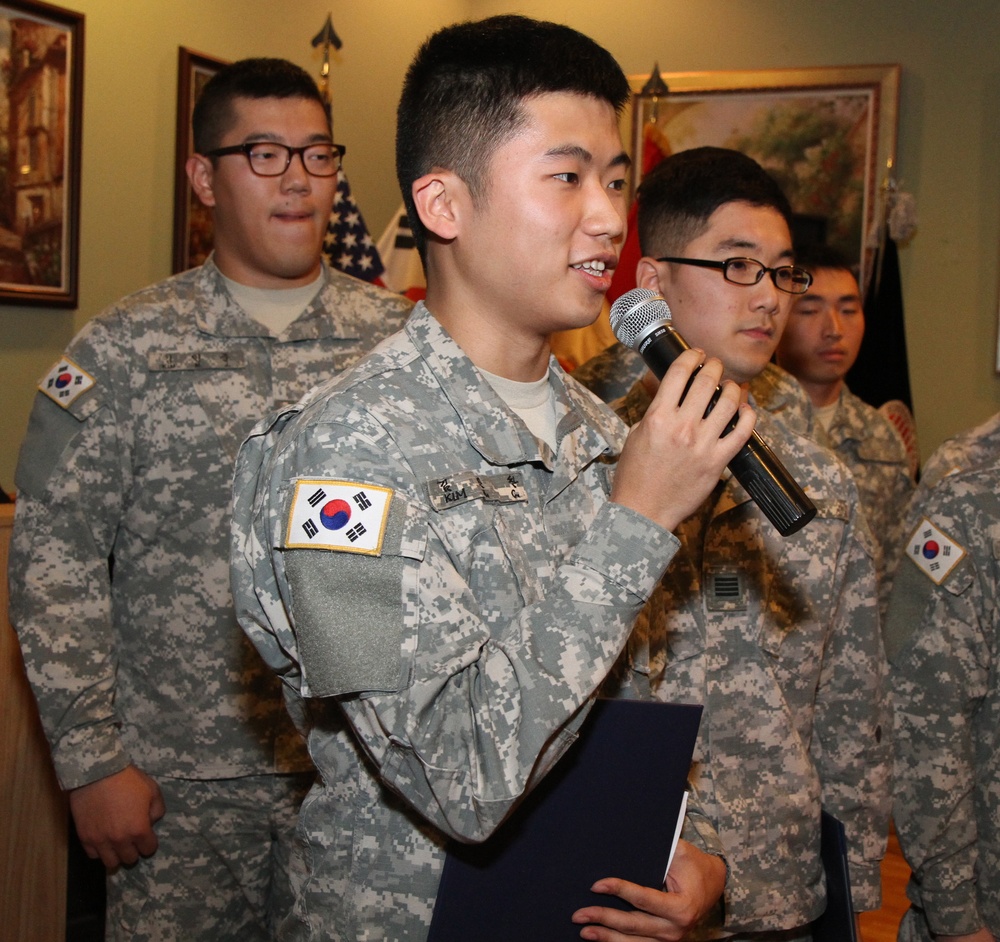 Area IV KATUSA ball honors 11 exemplary soldiers