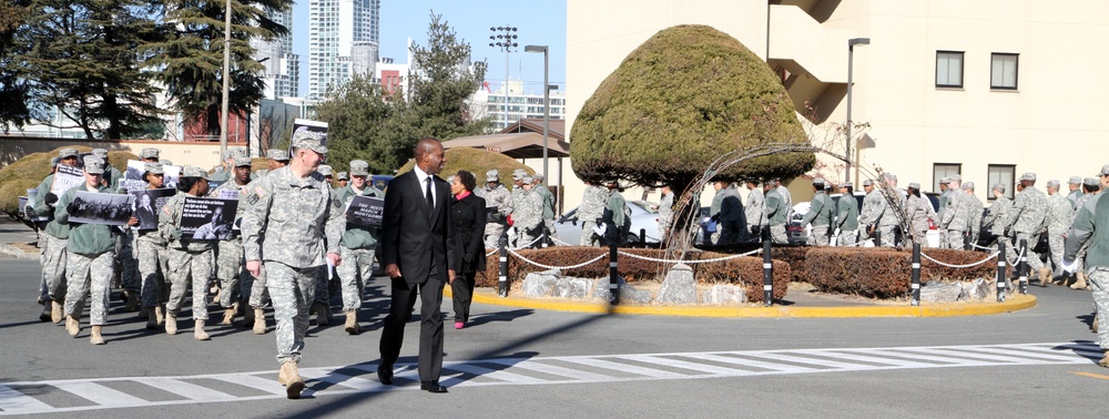 ‘We shall overcome;' 19th ESC re-enacts civil rights march