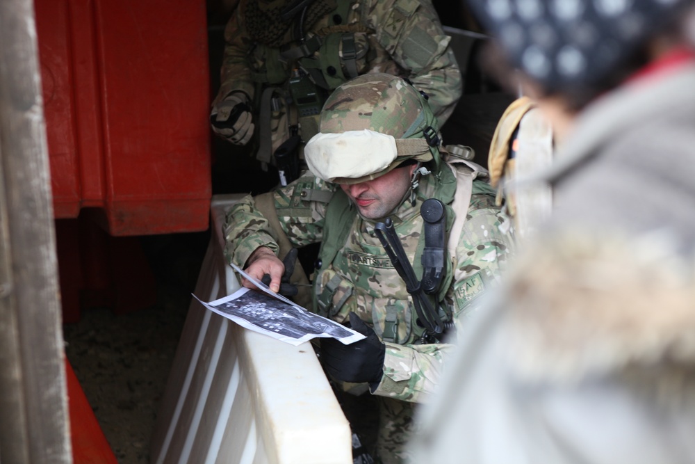 Georgian mission rehearsal exercise