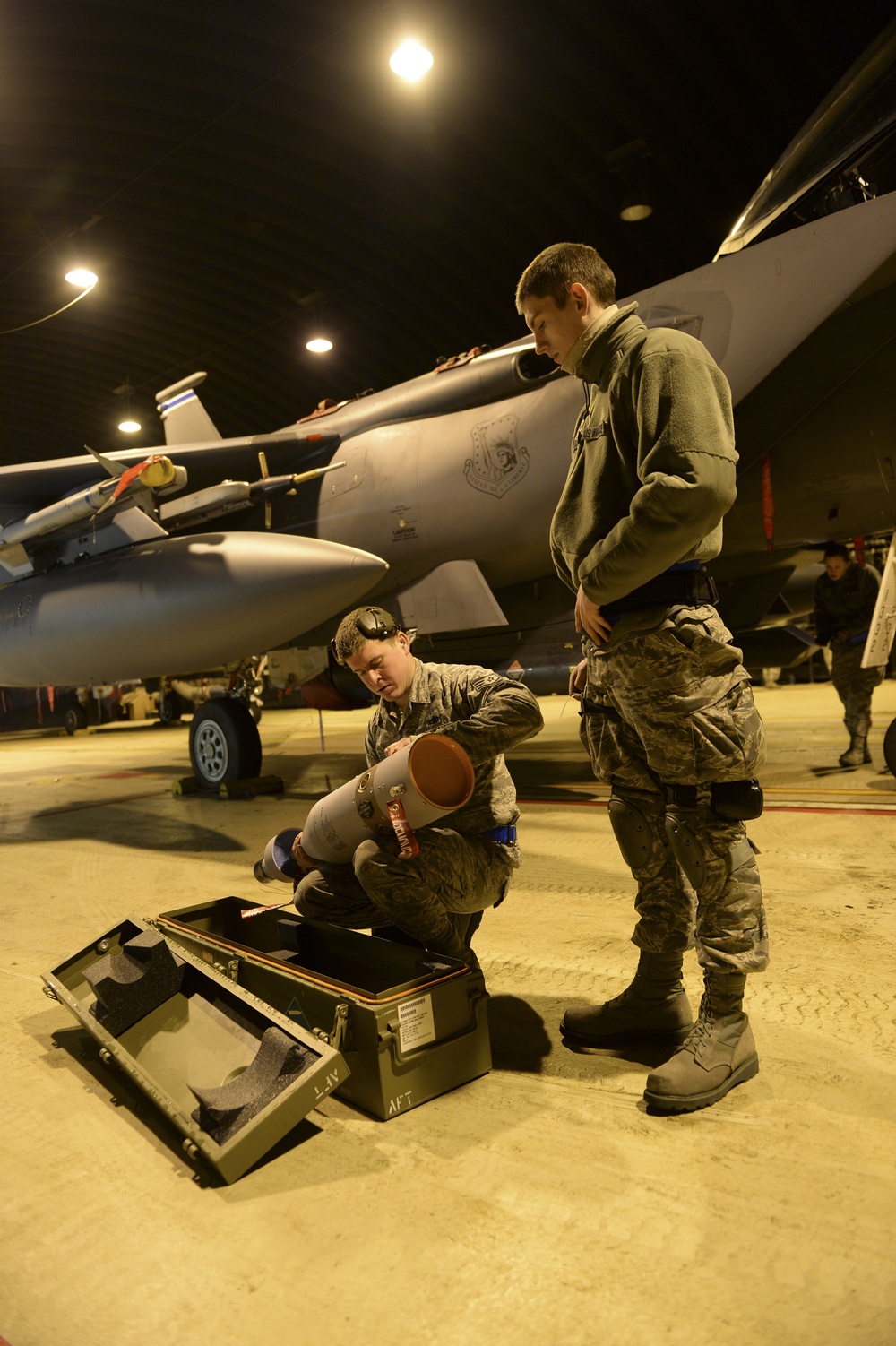 492nd FS begins first-ever live ammo training