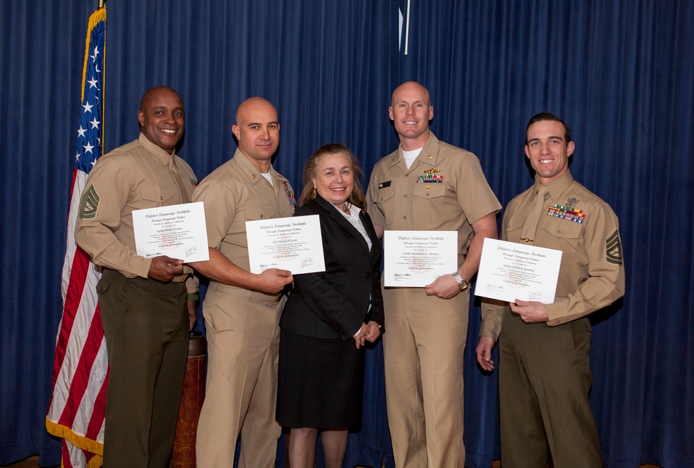 Marines Graduate from DLI Foreign Language Center
