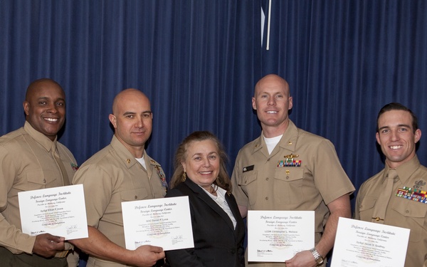 Marines Graduate from DLI Foreign Language Center