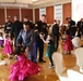 Fathers, daughters enjoy dancing aboard base
