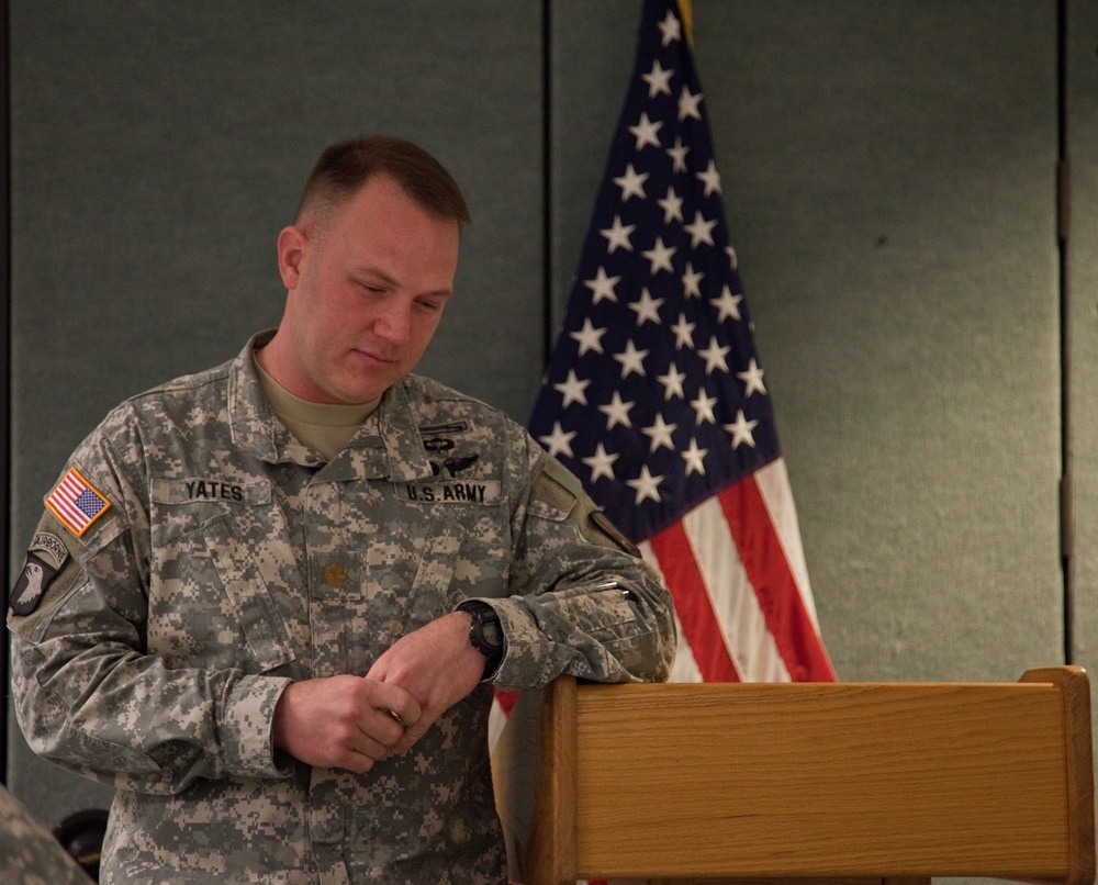 US Army Major Kyle R. Yates Luncheon