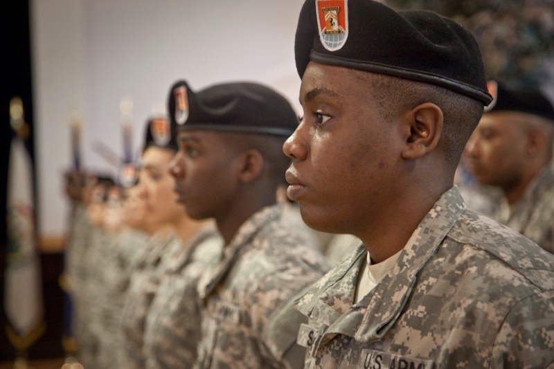 55th Signal Company Change of Command ceremony