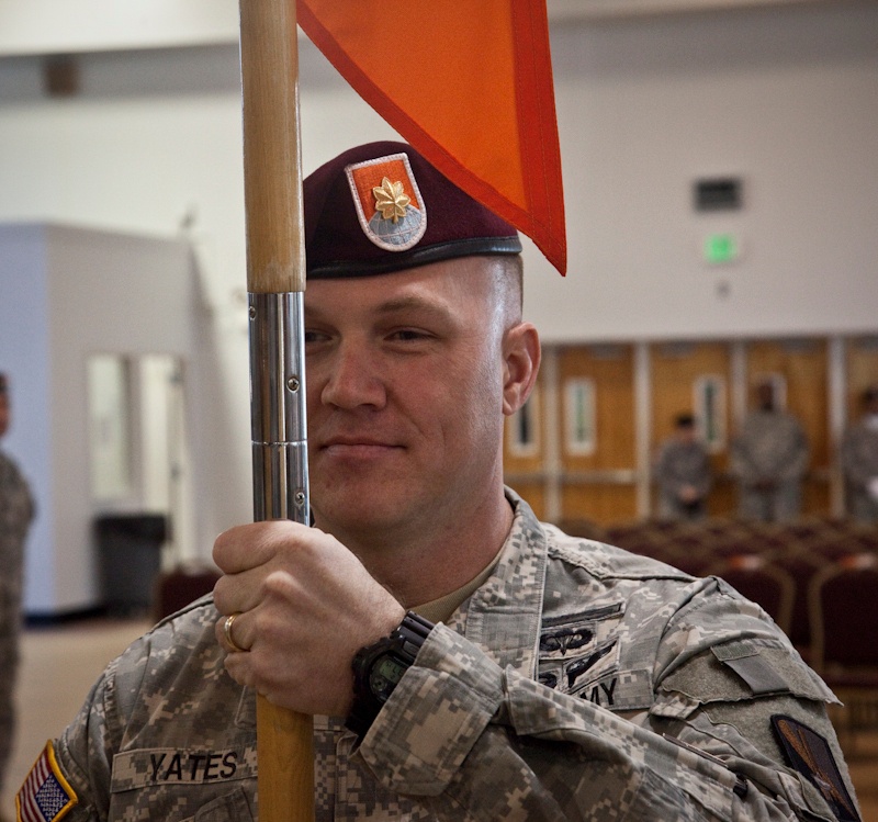 55th Signal Company Change of Command ceremony