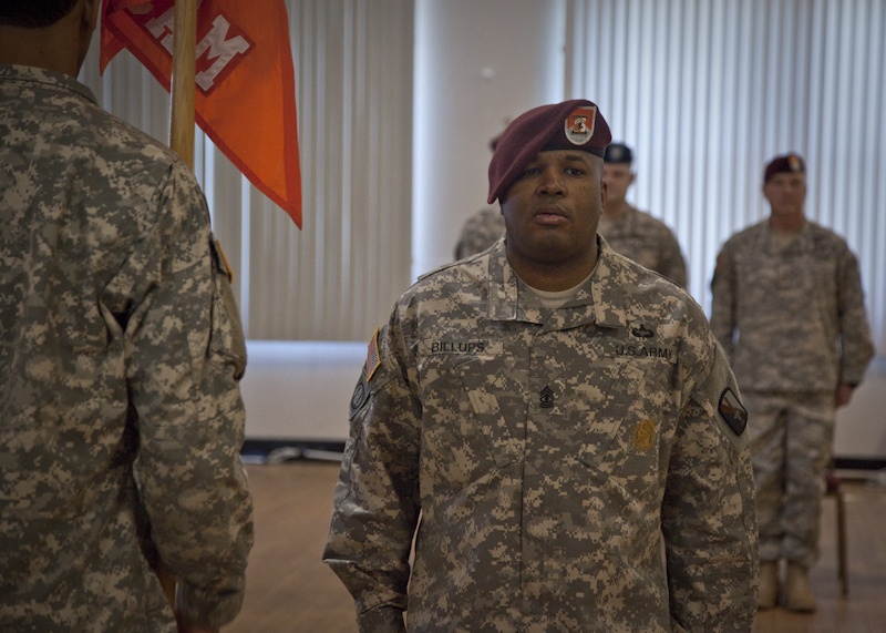 55th Signal Company Change of Command ceremony