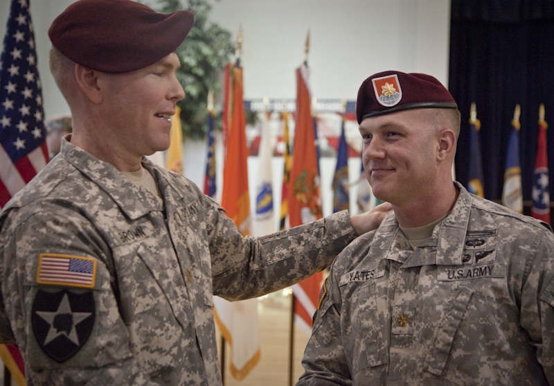 55th Signal Company Change of Command ceremony