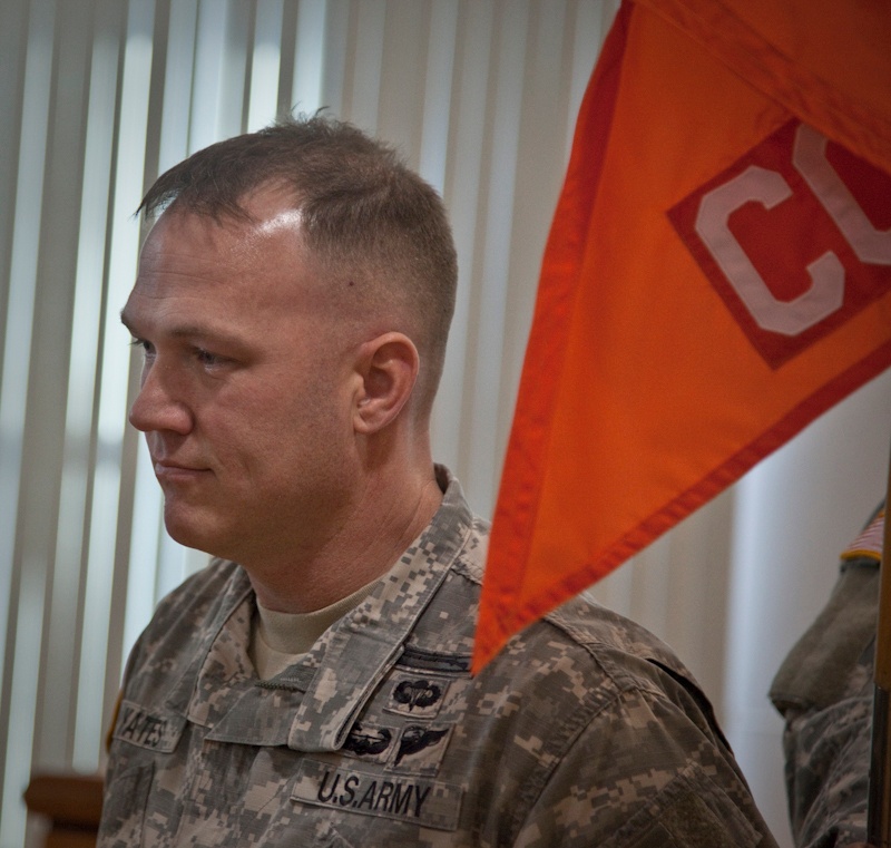 55th Signal Company Change of Command ceremony