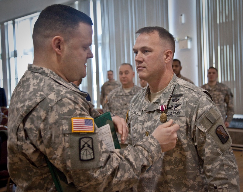 55th Signal Company Change of Command ceremony