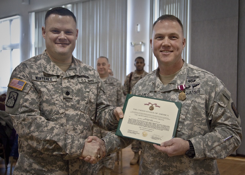 55th Signal Company Change of Command ceremony