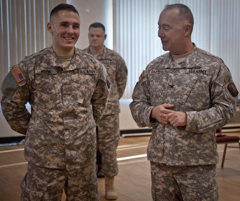 55th Signal Company change of Command ceremony