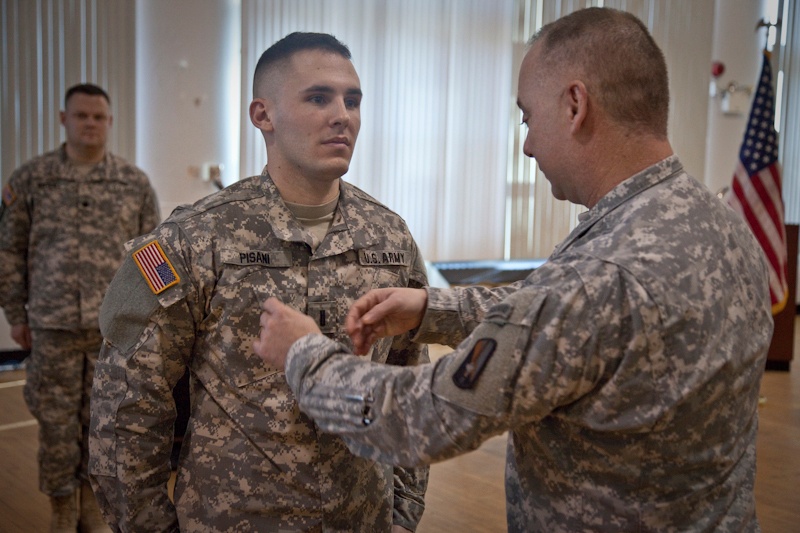 55th Signal Company Change of Command ceremony