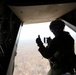 MV-22 crew chief rehearses live-fire